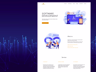Alpha Edge | Figma design | Landing