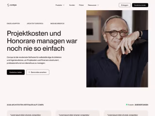 Compa – B2B SaaS startup website