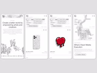 Framer Website Design Mobile View