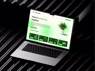 TerraGrow  website ui Design