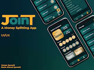 Joint - Money Splitting App | UI Design 