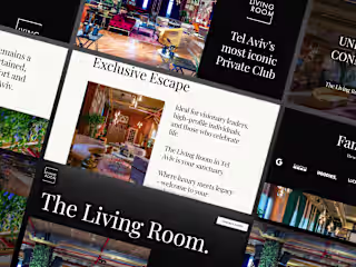 Living Room • Designing a Luxurious Private Club Experience