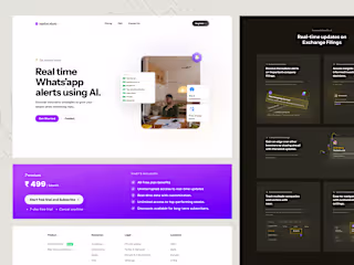 Market Alertz Website by Praveen N for Pepperistic Studio