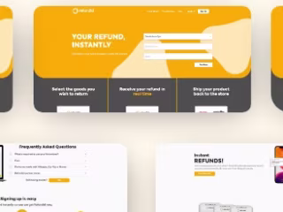 Adobe XD design for a startup