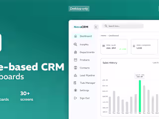 Role-Based CRM Dashboards :: Behance