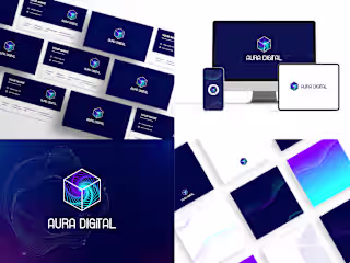 Complete Branding for AURA DIGITAL