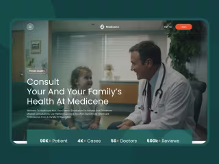 Landing Page Medicene