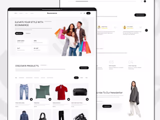 Modern Ecommerce Web UI Design
