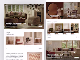 Lignora - Furniture Landing Page
