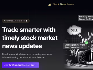 Webflow Development for StockBazar News