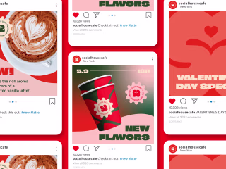 Social House Caffe Branding