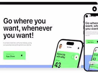 Travl App Landing Page