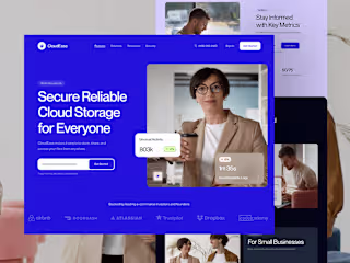 CludEase Cloud Storage Saas Website