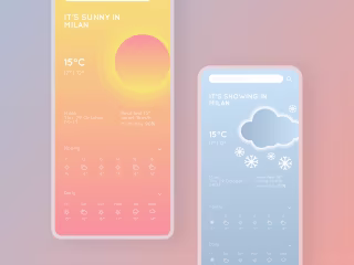 Delicate weather web-app