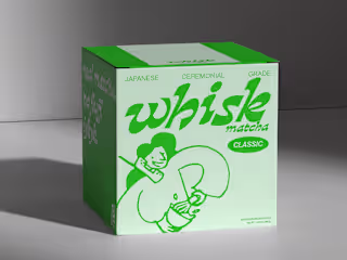 Whisk Matcha — Illustration + Packaging Design