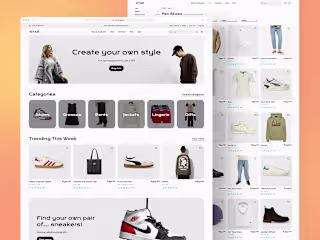 eCommerce clothes shop 