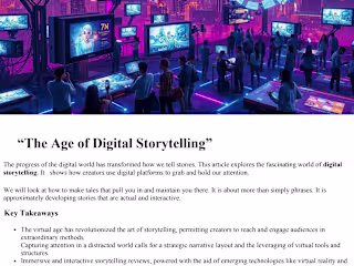 The Age of Digital Storytelling