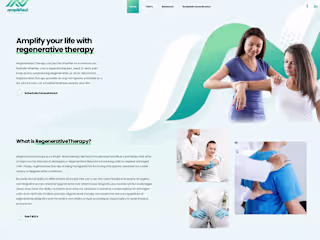 Amplified Wellness – Medical Website Development