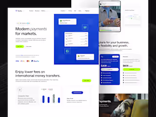 Vaulta - Finance Landing Page