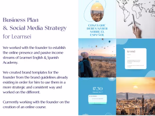 Business Plan
& Social Media Strategy
for Learnsei