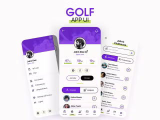 Golf App - UI/UX Design