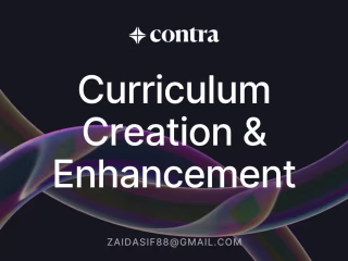 Curriculum Vitae Creation and Enhancement