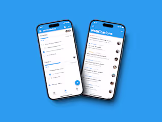 Native iOS App Design - Event Task Manager