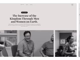 Elegant Church Website 