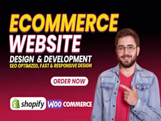 Ecommerce website design using Woocommerce or shopify
