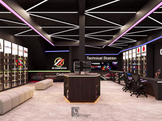 PC Hardware Store Interior Design