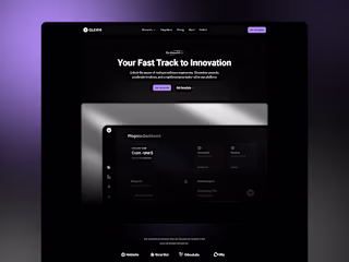 Gleam - Framer Website / Dark Mode