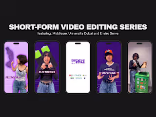 University Social Campaign – Short-Form Video Editing Series