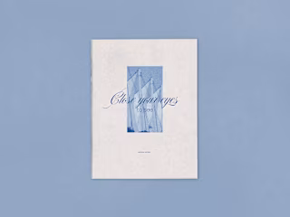 Close Your Eyes to See | Publication Design