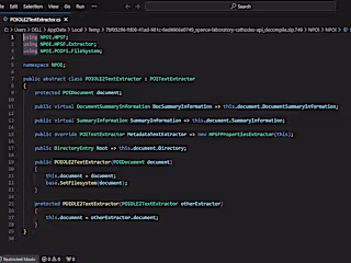 Recovering the code of a C# application