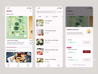 Diet planner concept