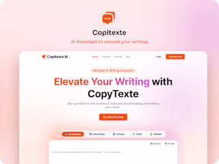 Copitexte AI - AI Assistant to elevate your writing