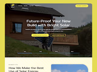 Bright Solar 🔆 | New Build Solar Website Design