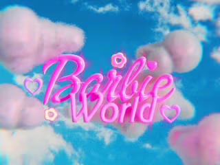 Barbie World 3D Logo