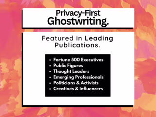 Privacy-First Ghostwriting.