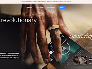 Oura Ring - Smart ring for fitness, stress, sleep, and health.