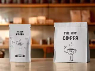 The Hot Cuppa Branding