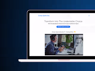 Kajabi Sales Page Design for Corey Quinn