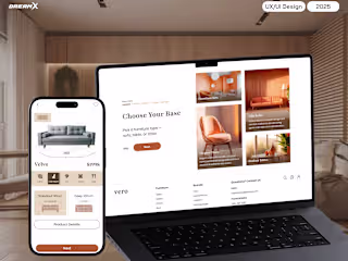 Furniture Customisation Web App - Vero