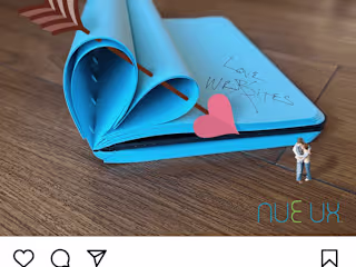 NUE UX Notebook Valentine's Day Instagram Post 