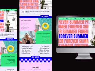 🪩☀️ Forever Summer Music Festival Website