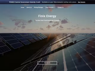 Finix Energy | Elementor Website
