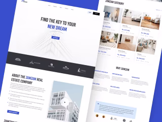 Real Estate Web Design, UIUX