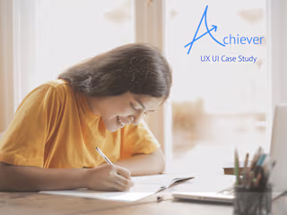 Achiever ( UX UI Case Study ) I Educational App Design