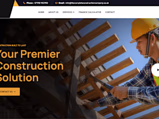 Custom WordPress Site for UK Construction Services