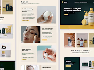 A complete web design project for Beezer(WebDesign-UIUX Design) 